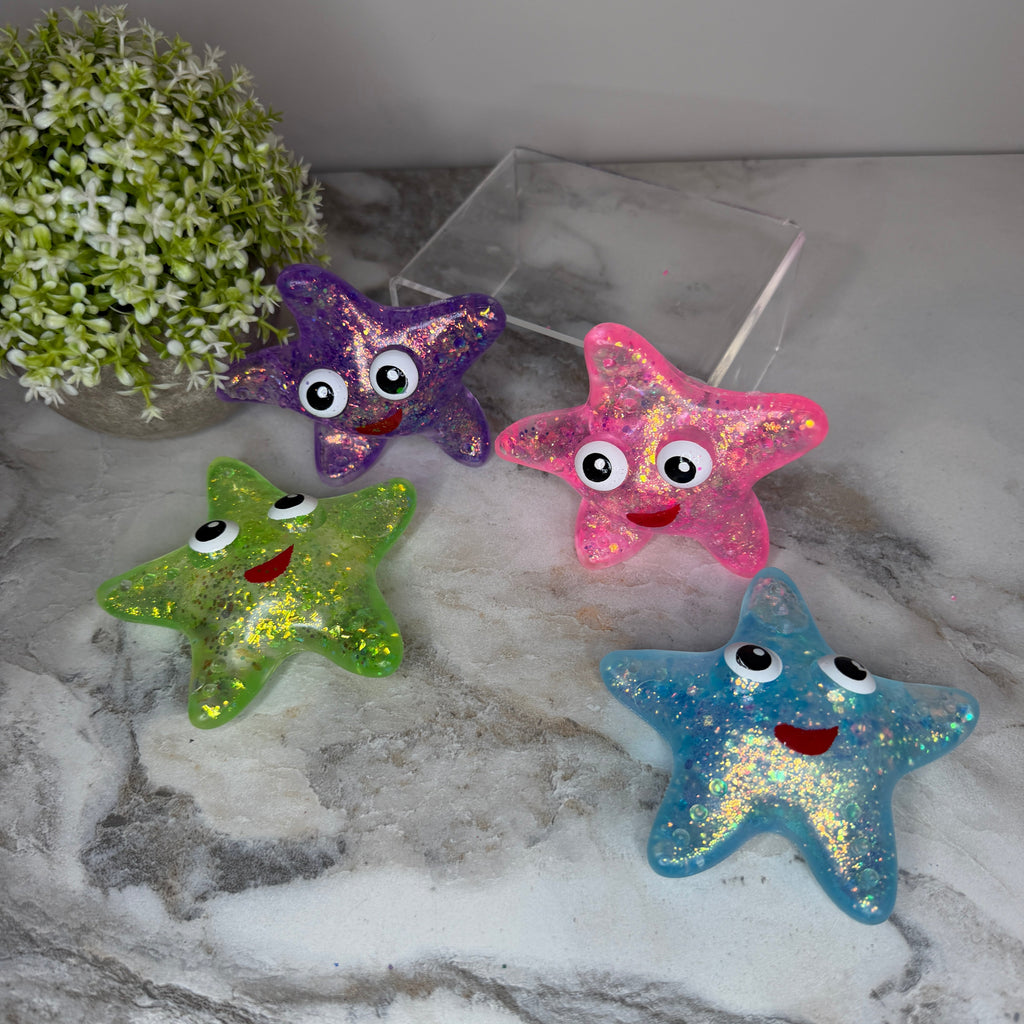 Squishy Toy - Glitter Starfish