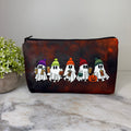 Pouch - Halloween Fall - Ghost Beanie Coffee