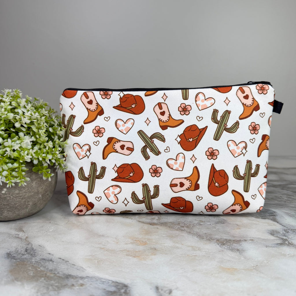 Pouch - Cowboy Boot Cactus