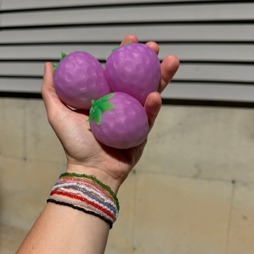 Squishy Toy - Sunlight Color Changing Strawberry, Smaller
