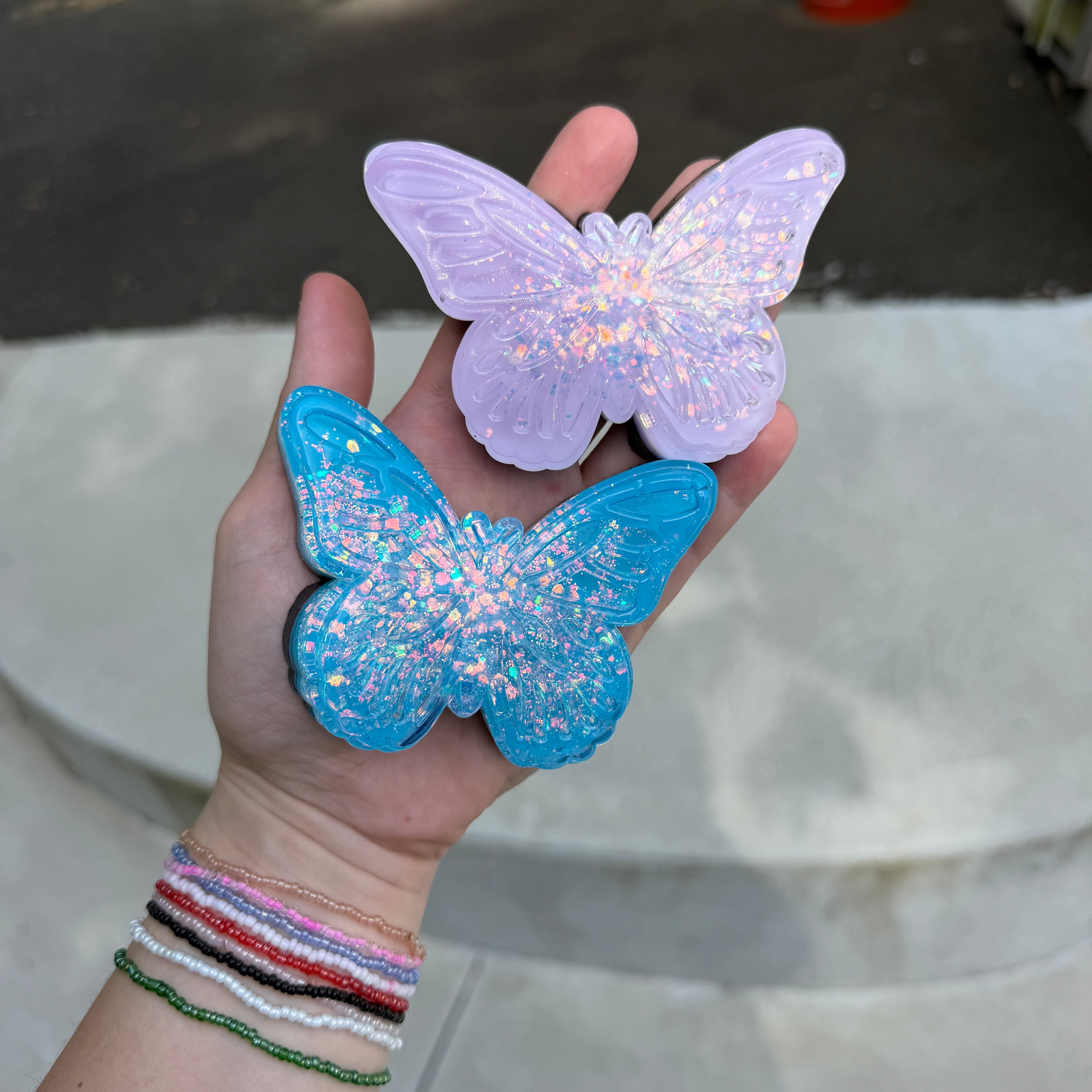 Squishy Toy - Butterfly Glitter