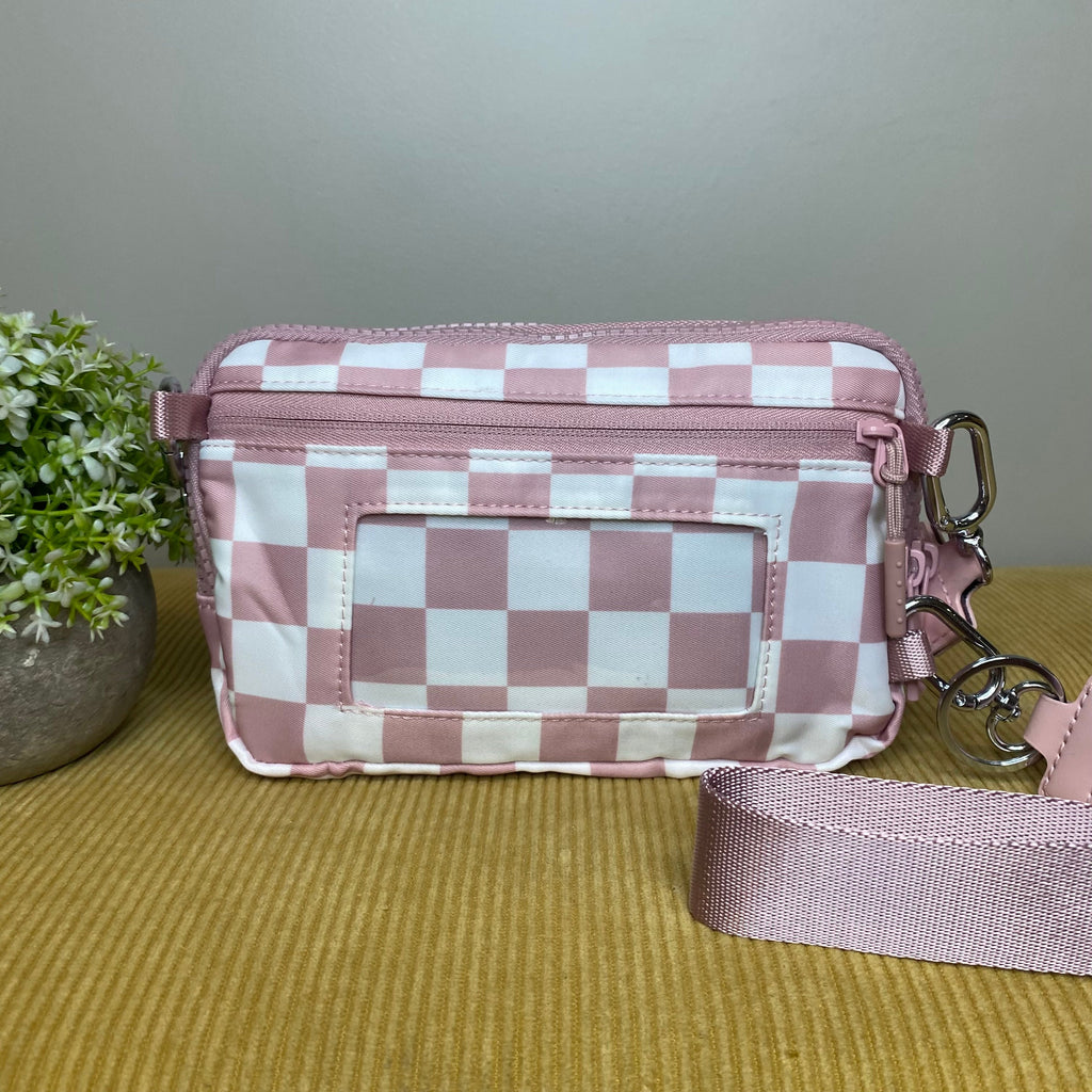 Remi - Nylon Crossbody Checkered - PREORDER