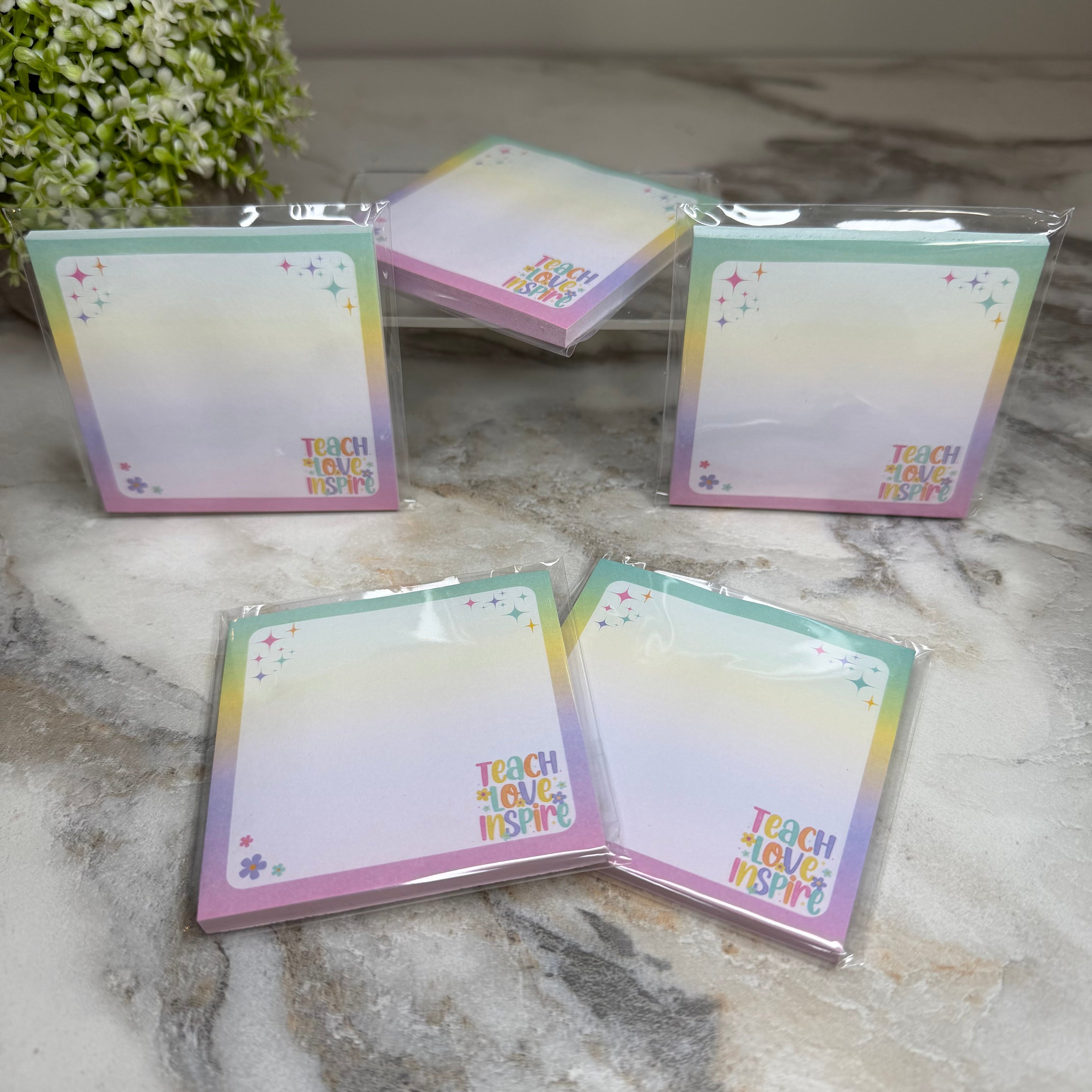 The Sticky Note Collection - Teach Teacher Love Inspire