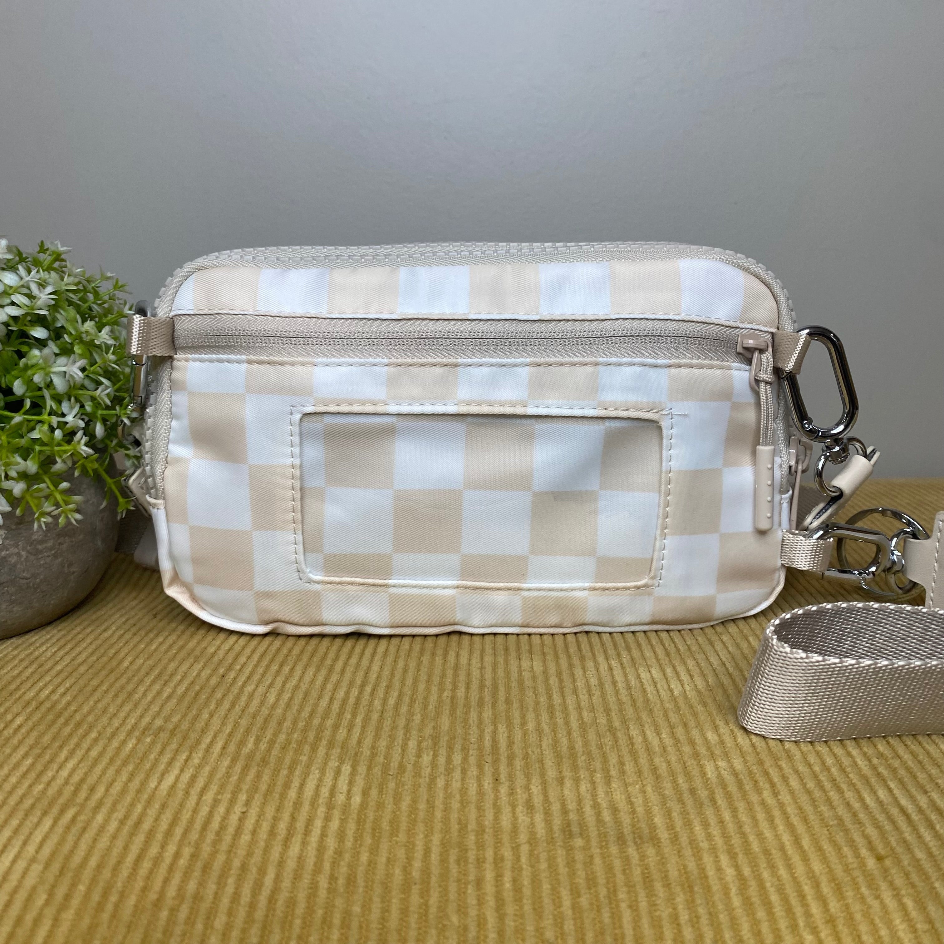 Remi - Nylon Crossbody Checkered - PREORDER