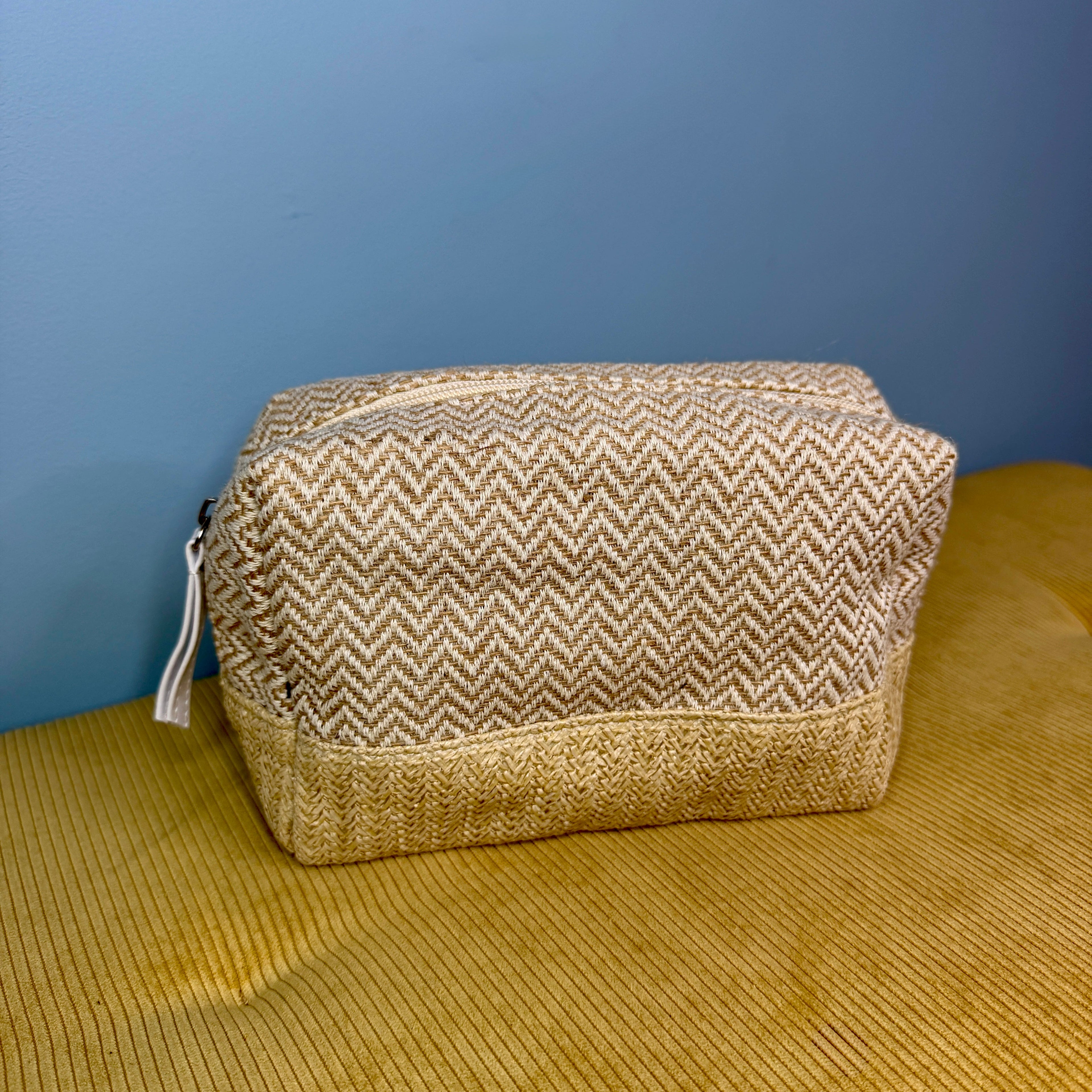 Travel Pouch - Chevron Neutrals