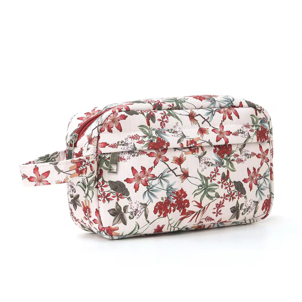 Rectangle Zip Pouch - Floral - PREORDER