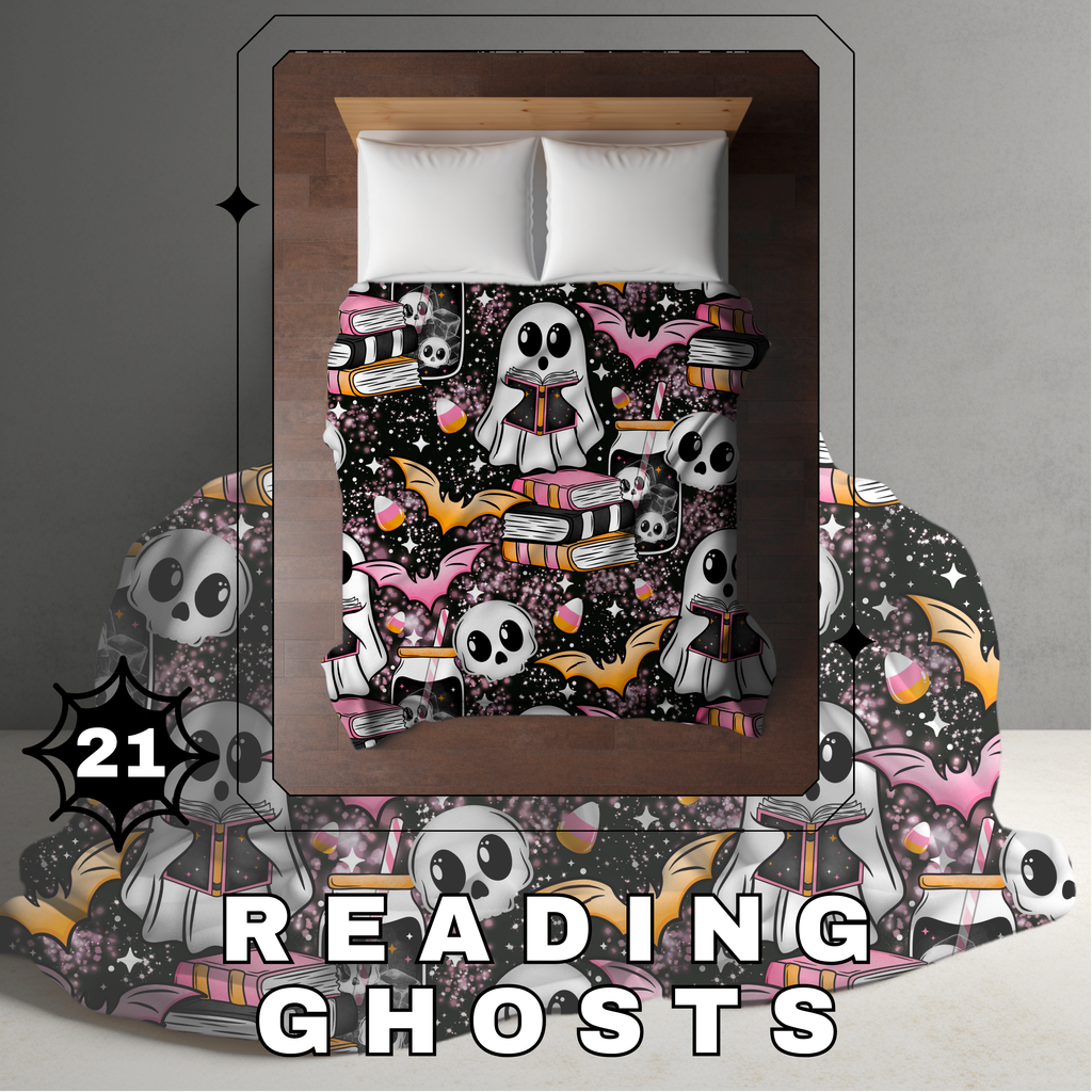 Blanket Halloween #21 - Reading Ghosts - PREORDER ends 7/25