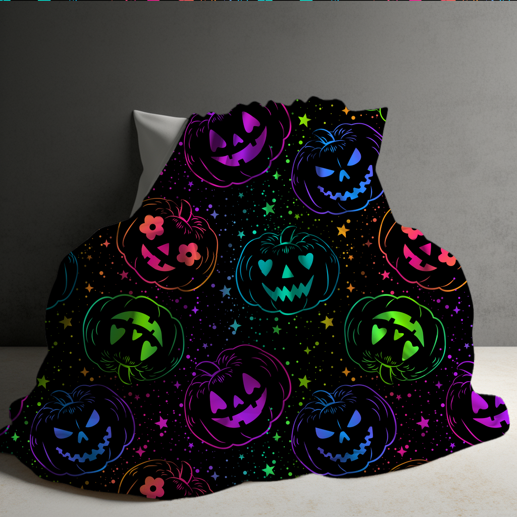 Blanket Halloween #36 - Rainbow Pumpkin - PREORDER ends 7/25