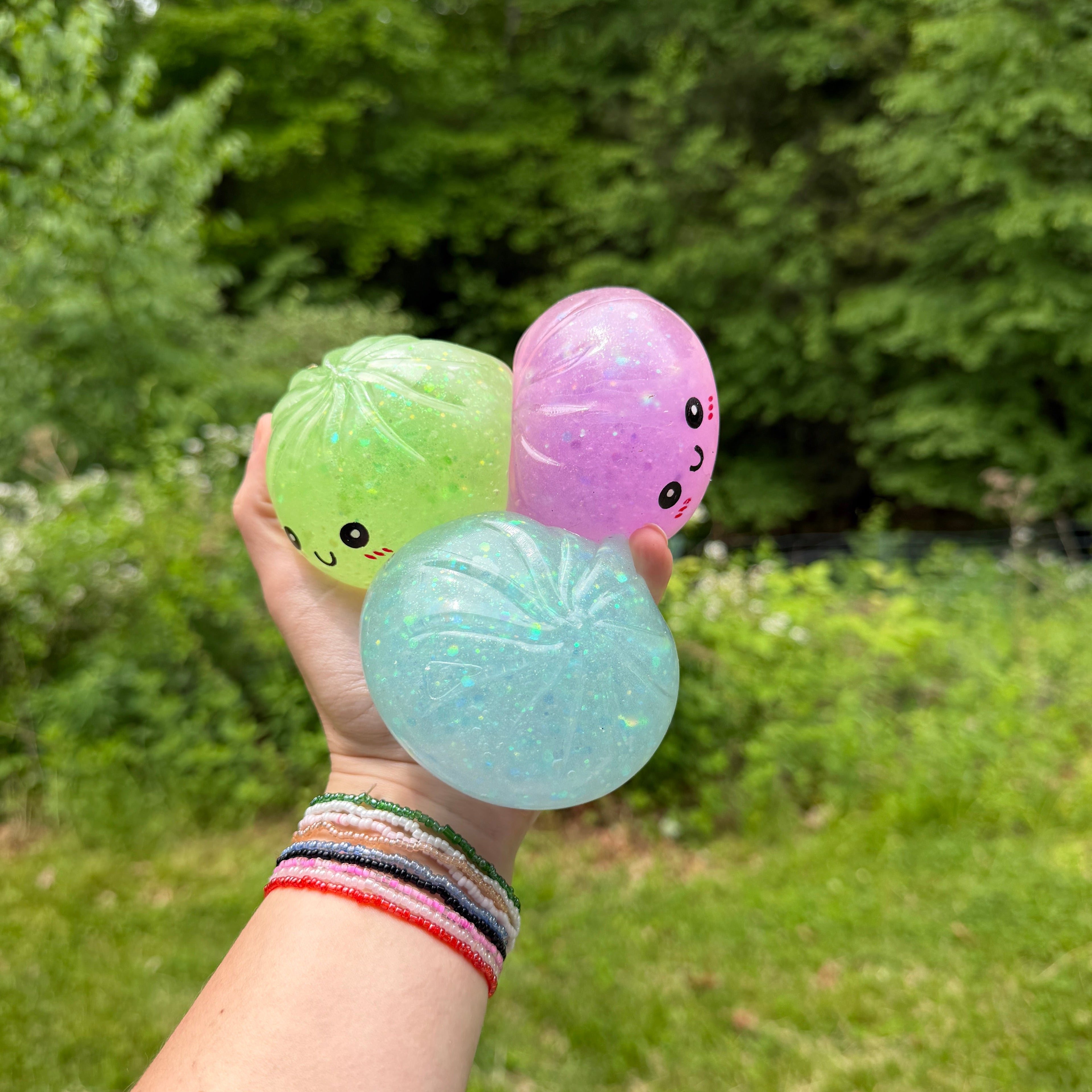 Squishy Toy - Viral Dumpling, Glow In The Dark