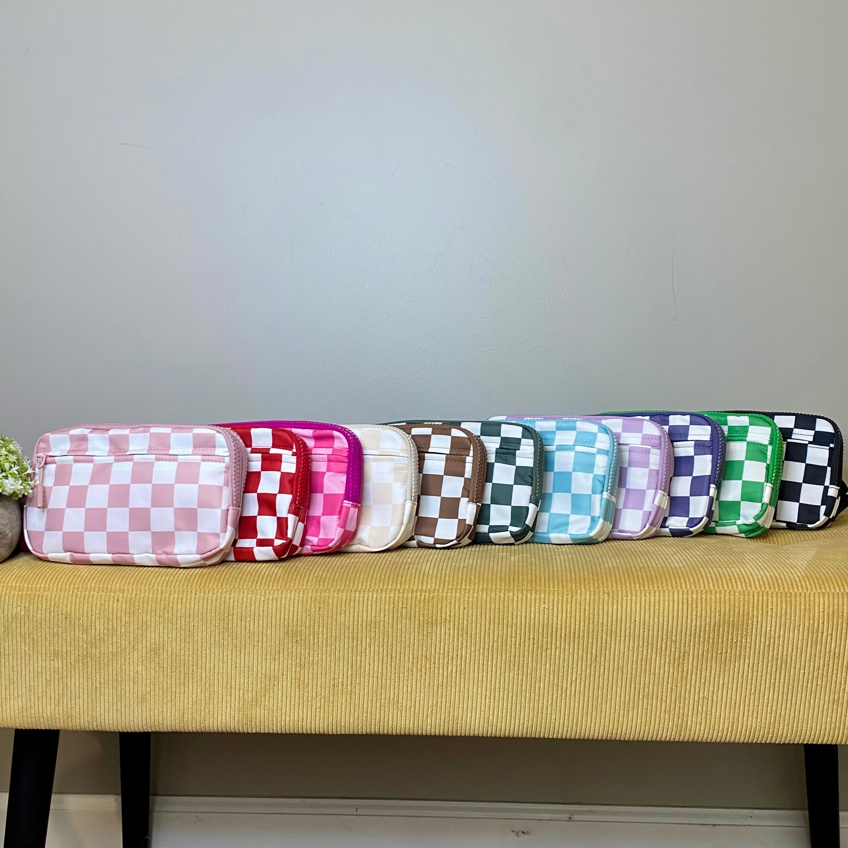 Remi - Nylon Crossbody Checkered - PREORDER