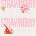 Stress Squishy Toy - Strawberry Rectangle Butter