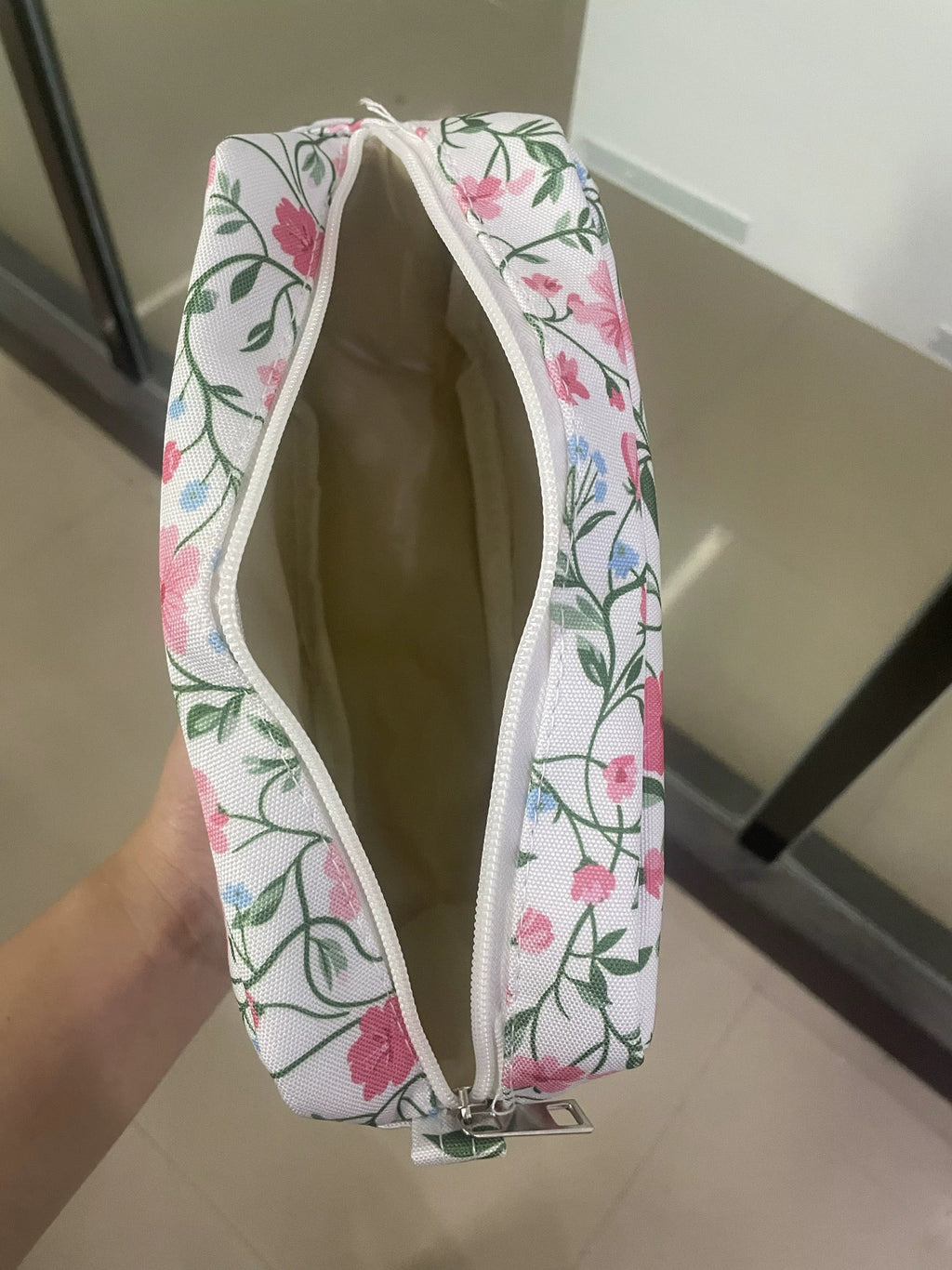 Rectangle Zip Pouch - Floral - PREORDER