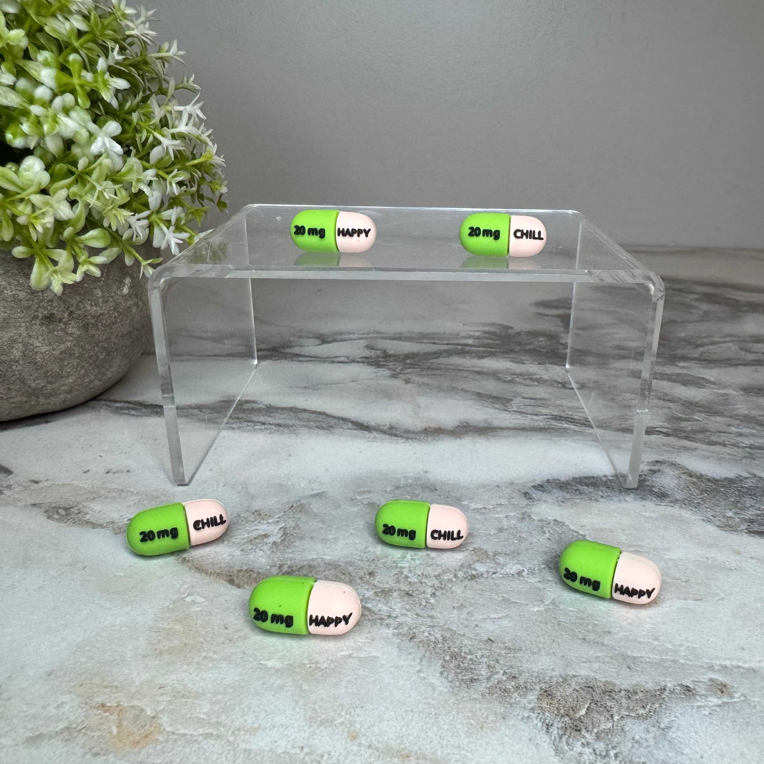 Happy Pill Figurine Novelty